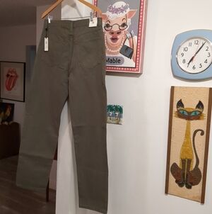 Banana Republic Straight Men’s Jeans in Olive Green